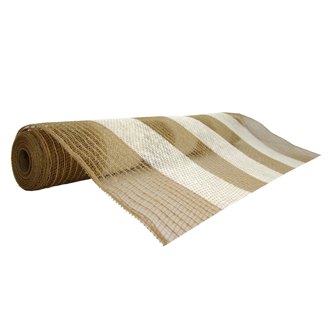 21" x 18ft. Jute Mesh Striped Ribbon by Celebrate It® Occasions™